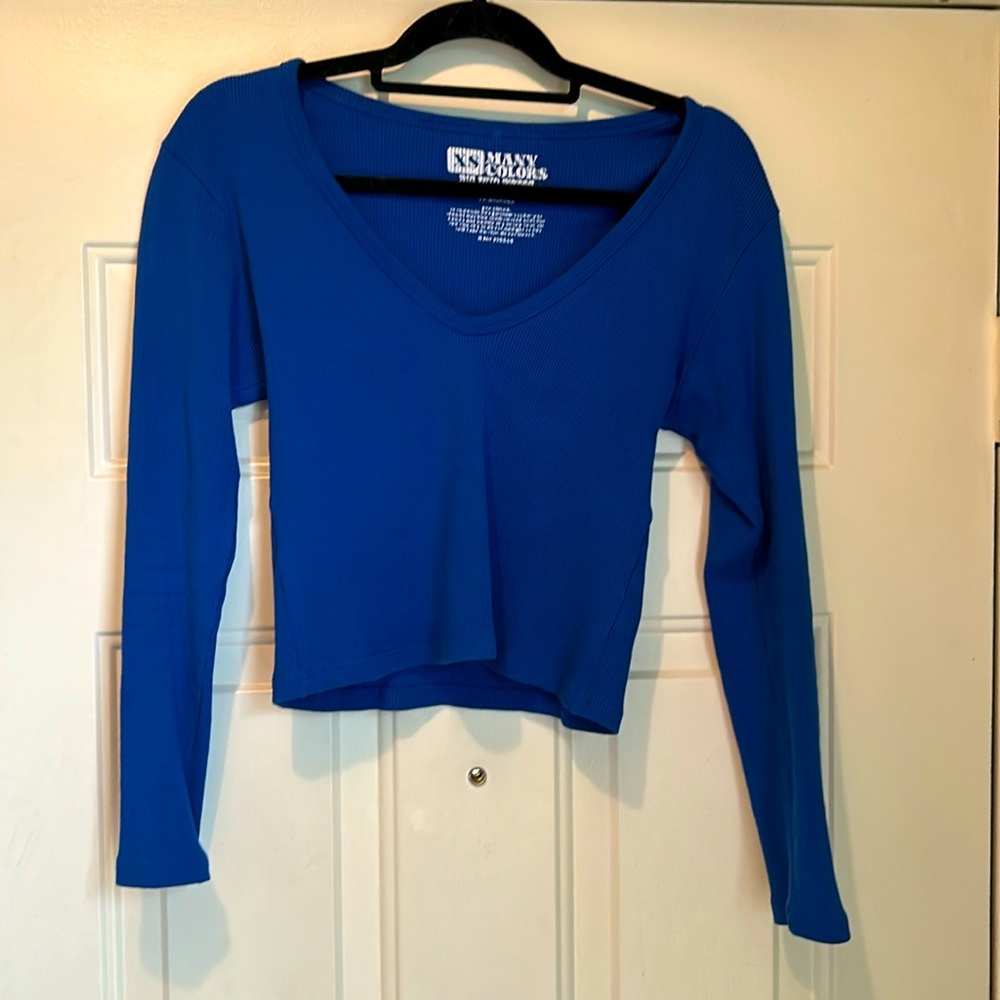 Big Bud Press V Neck long sleeve tee
